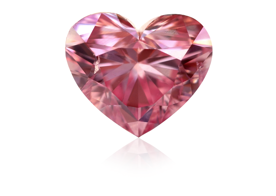 Serce jako diament, najlepiej w barwie różowej lub czerwonej.