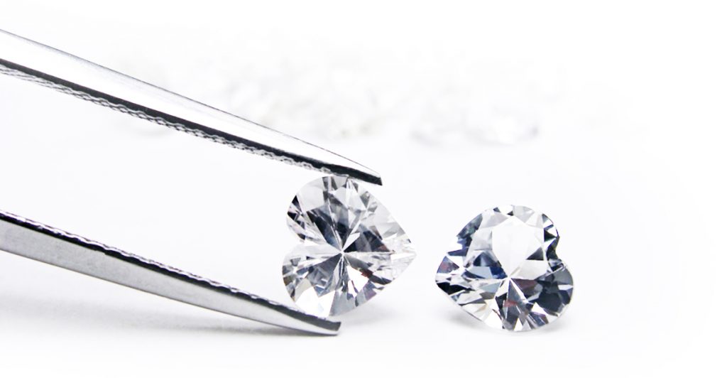 Serce to przepiękny kształt szlifowanych diamentów!