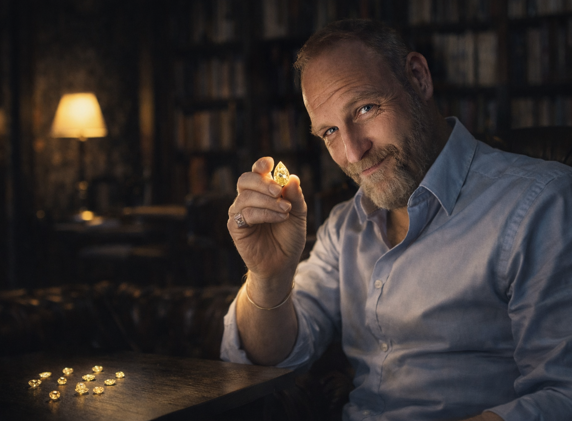 Martin Marcok and yellow diamonds