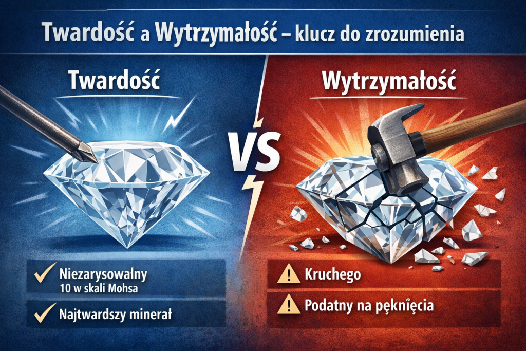 Diamenty są twarde ale i kruche ...